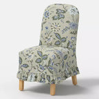 Rounded Back Slipcovered Dining Chair with Ruffle - Threshold
