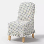 Rounded Back Slipcovered Dining Chair with Ruffle - Threshold