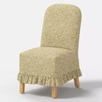 Rounded Back Slipcovered Dining Chair with Ruffle - Threshold