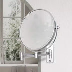 Miroir de maquillage mural double bras Zadro 9,25x12,25 pour salle de bain