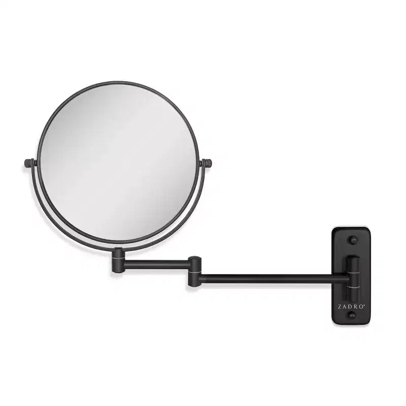 Miroir de maquillage mural double bras Zadro 9,25x12,25 pour salle de bain