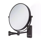 Miroir de maquillage mural double bras Zadro 9,25x12,25 pour salle de bain