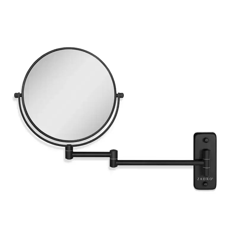 Miroir de maquillage mural double bras Zadro 9,25x12,25 pour salle de bain