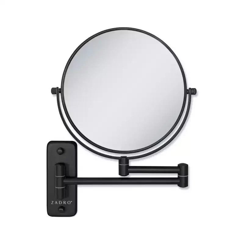 Zadro 9.25x12.25 Dual Arm Wall Mount Bathroom Vanity Makeup Mirror