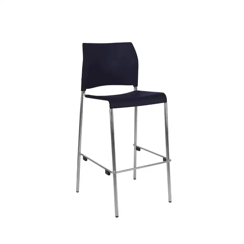 Tabourets de bar en plastique Hampden Furnishings, collection Jody, lot de 4
