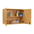 Meuble haut à 2 niveaux 30"L x 22.5"H, portes verrouillables, étagère réglable, GREENGUARD Gold, fabriqué aux États-Unis