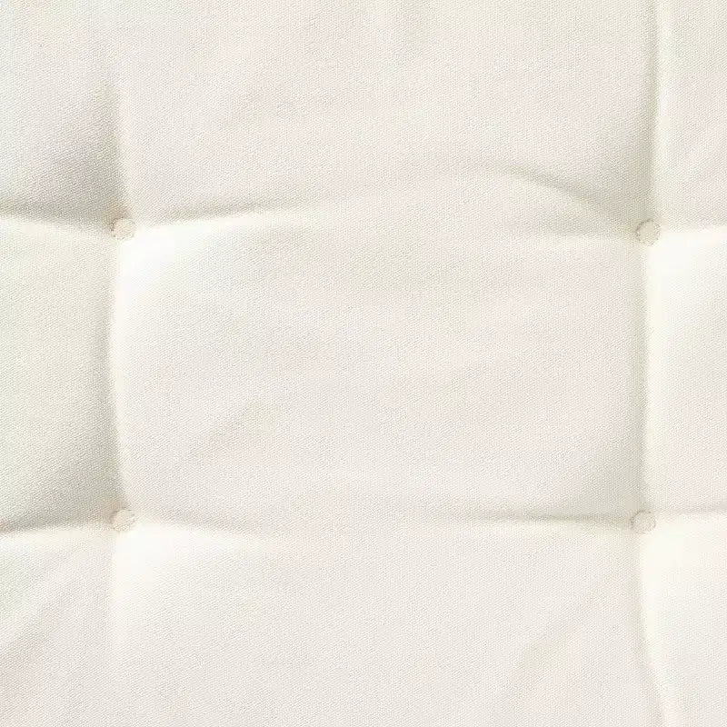 Banc Elden en bois avec dossier tissé et coussin d'assise amovible - Threshold conçu avec Studio McGee