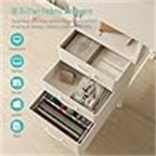 Bureau d'ordinateur blanc - 18,8P x 18,8L x 33,4H