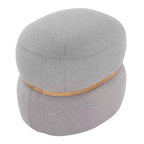 Pouf Pouf Cinch en tissu naturel LumiSource