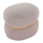 Pouf Pouf Cinch en tissu naturel LumiSource
