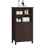Meuble de Rangement de Salle de Bain Yaheetech à 5 Étages avec Étagère Réglable