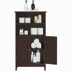 Meuble de Rangement de Salle de Bain Yaheetech à 5 Étages avec Étagère Réglable