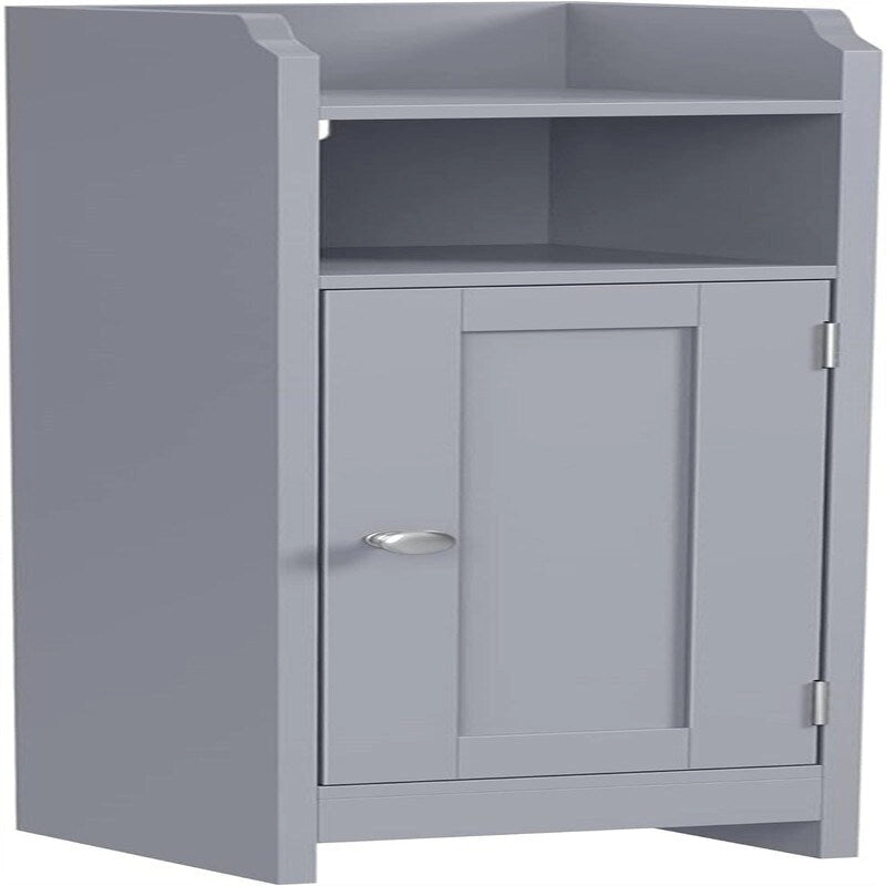 Small Bathroom Storage Corner Floor Cabinet