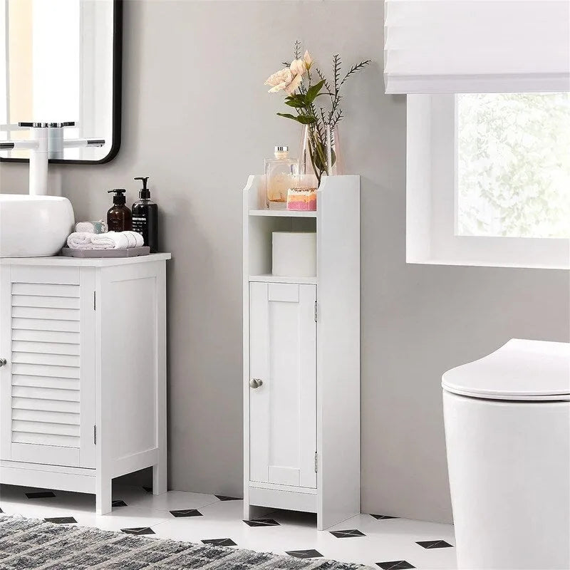 Small Bathroom Storage Corner Floor Cabinet
