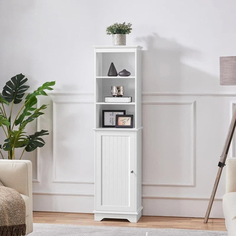 Bathroom Storage Cabinet - 12D x 16W x 60.5H