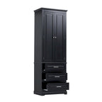 Meuble de rangement haut à trois tiroirs pour salle de bain/bureau