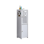 Meuble de rangement de salle de bain, blanc