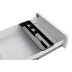 Meuble de classement mobile à 3 tiroirs, meuble polyvalent, conception à 5 roues anti-basculement en acier laminé à froid étanche à l'humidité