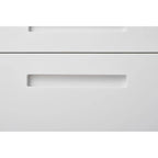 Meuble de classement mobile à 3 tiroirs, meuble polyvalent, conception à 5 roues anti-basculement en acier laminé à froid étanche à l'humidité